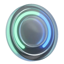 Illustration of a glowing glass gauge dial representing how much of your available credit you are using